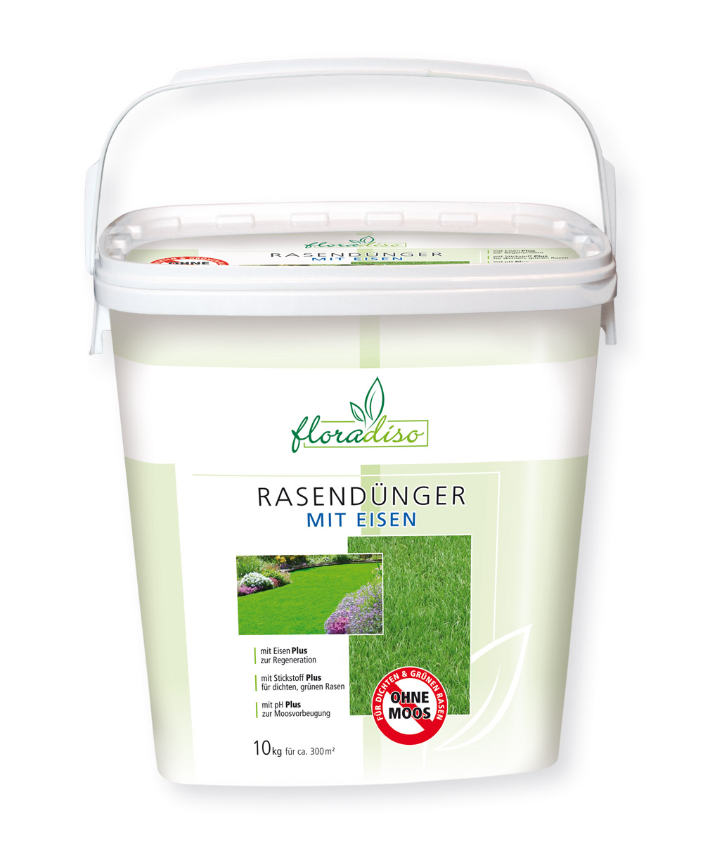 Rasendünger mit Eisen